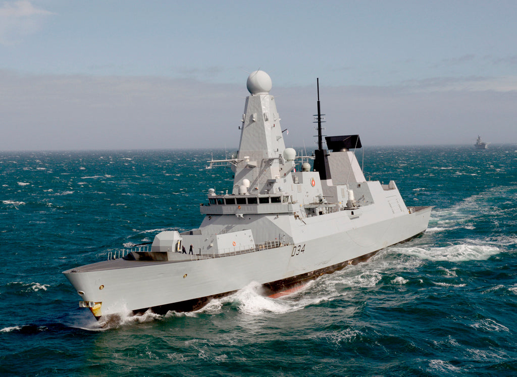 Lantis Royal Navy Collection. HMS Diamond Type 45 Naval Destroyer.  © Crown copyright 2018